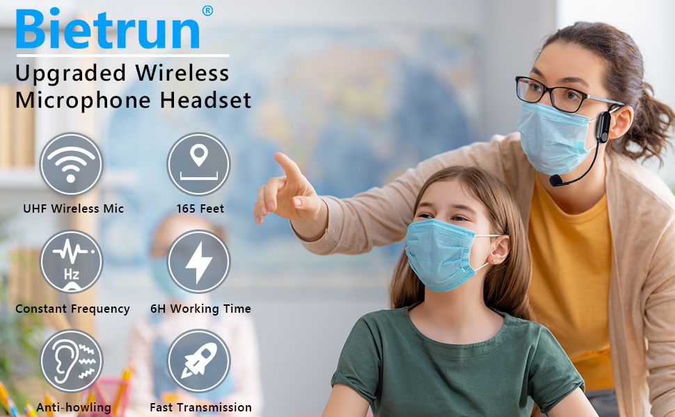 Upgrade Wireless Microphone Headset