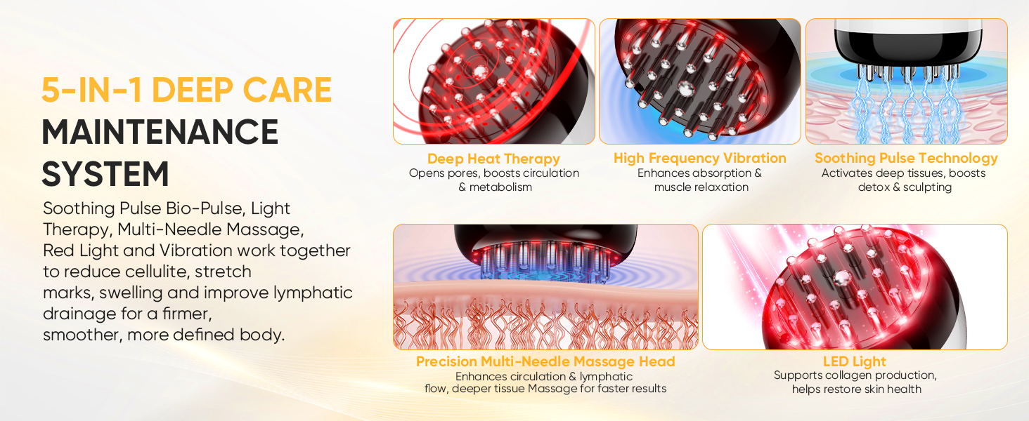 lymphatic drainage massager Anti Cellulite Massage Tool Body Sculpting Machine