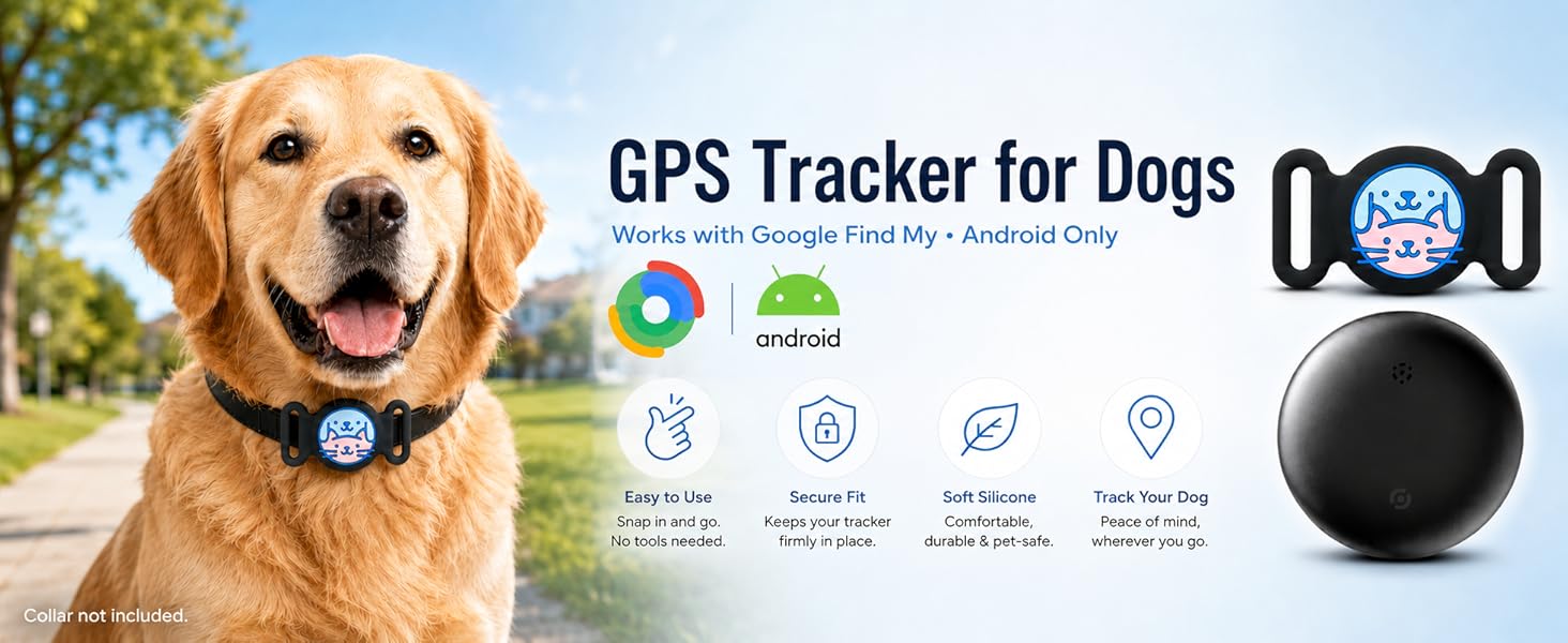 GPS Collar for Dogs,Pet Tracker