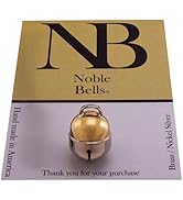 Noble Bells - Handmade in USA, Extra Loud Multifaceted Clacker, Collar Bell for Cats and Dogs, Pr...