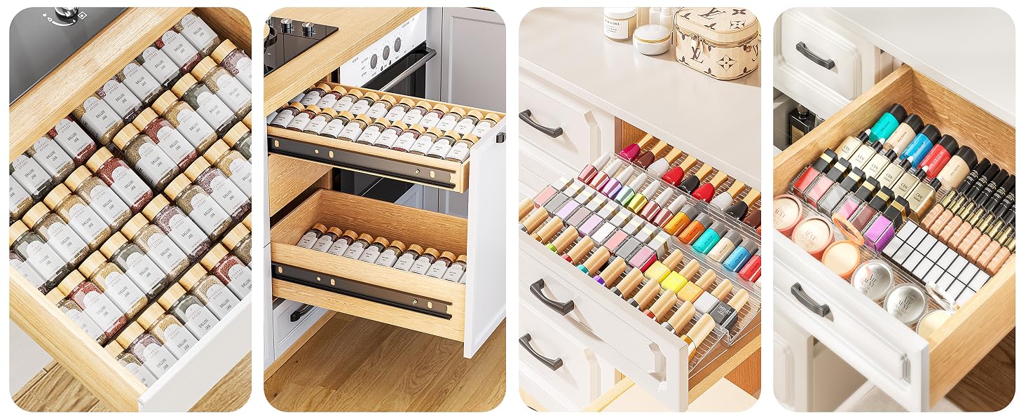 spice organizer for drawer