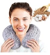 REVIX Neck Warmer Microwavable Heating Pad, Microwave Neck Pillow Moist Heat Therapy, Heated Neck...