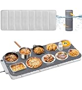 Homelove Warming Mat for Food - Electric Warming Tray with 7-Level Temp Settings &amp; 6 Hours Timer,...