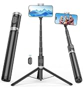 ACKIMA 67" Selfie Stick Tripod with Wireless Remote for iPhone and Android | All-in-One Extendabl...
