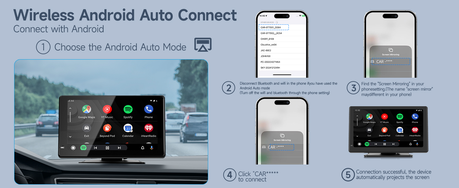 wireless apple carplay radio