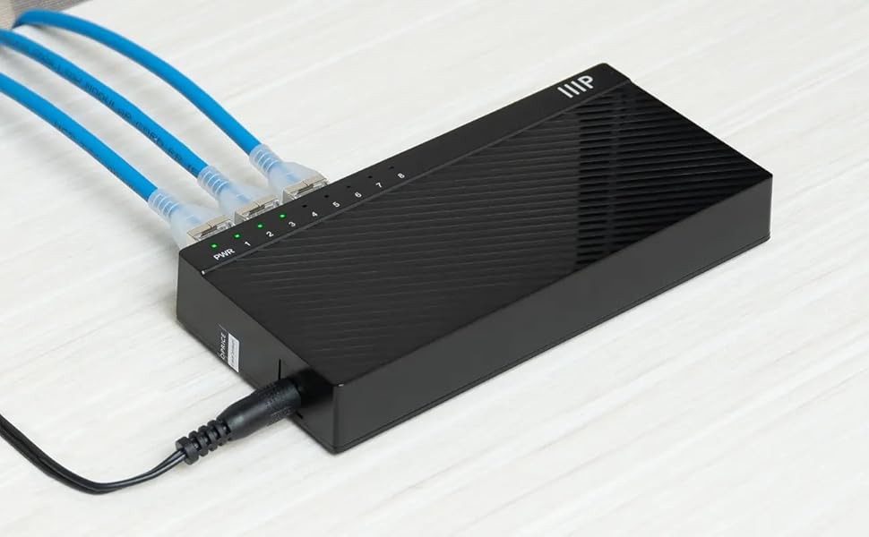 8-Port Fast Ethernet Unmanaged Switch Compact desktop 8-port 10/100Mbps Ethernet network switch