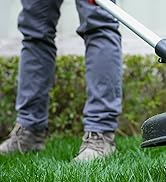 MZK String Trimmer, 20V Cordless Electric 14'' Weed Eater with Replacement Spools (4 Pack), 2 in ...