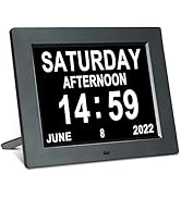 Medication Reminder Day Date Time of The Week Clock Digital Calendar Dementia for Seniors Elderly...
