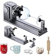 Algolaser 4 in 1 Laser Rotary Roller - Y-axis Rotary Chuck for Laser Engraver,180° Adjustable Jaw...