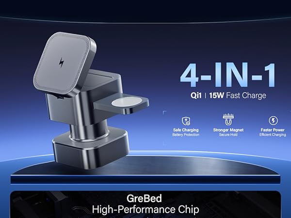 4 in 1 Wireless Charging Station