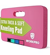 WORKPRO Extra Thick Kneeling Pad, Soft Foam Cushioning for Knee, Large Foam Kneeler Mat for Garde...