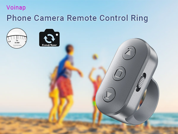 Phone Camera Ring Remote Control with Zoom in/Out
