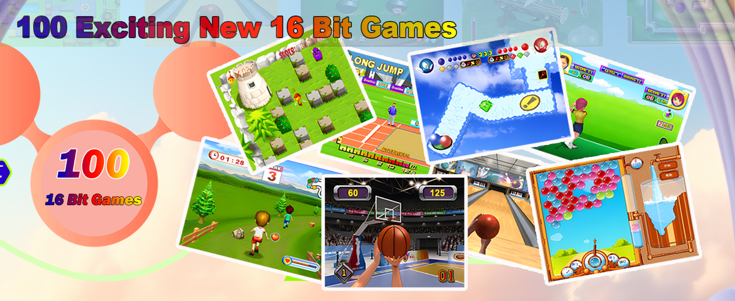 100 exciting new 16 bit games