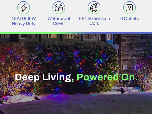 outdoor timer for lights