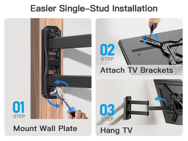 full motion TV wall mount
