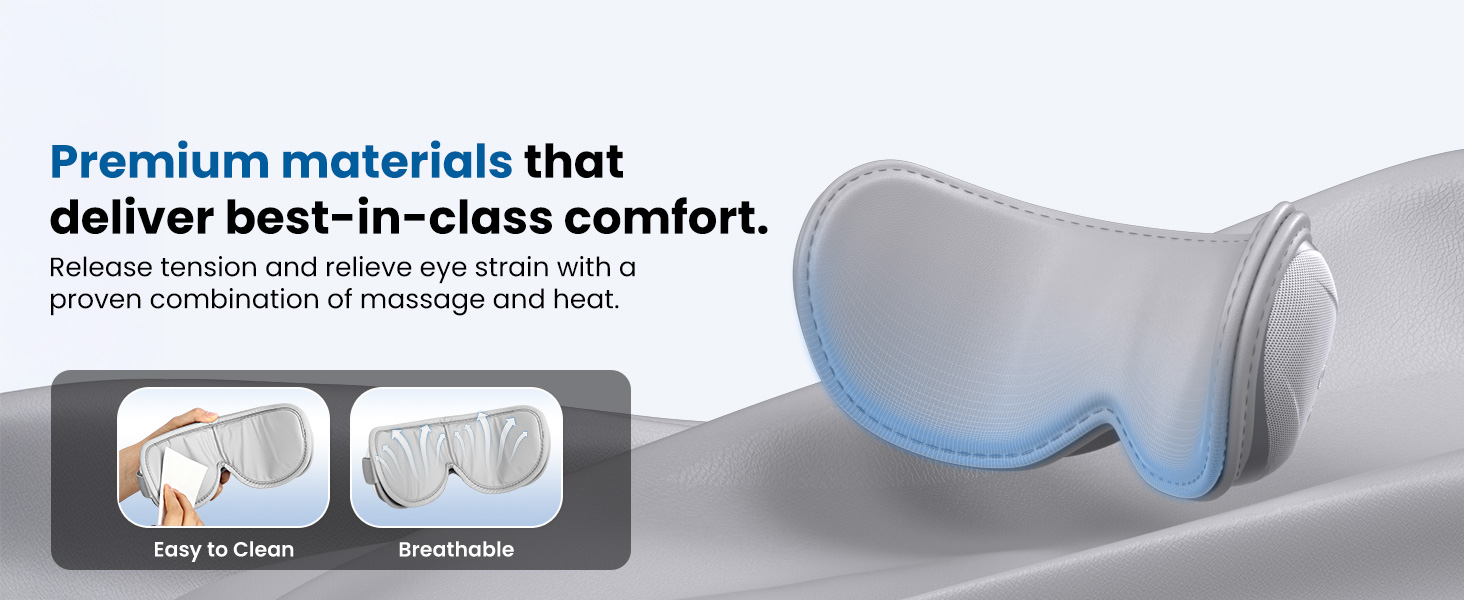 eye massager with heat and cooling eye mask for dry eye headaches migraine relief