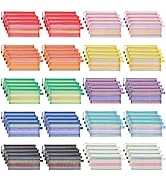 JARLINK 80 Pack Mesh Zipper Pouch, Pouch Bulk in 10 Colors, Multipurpose Storage Bags for Organiz...