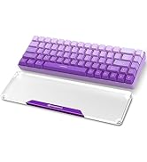 SELORSS Acrylic Keyboard Wrist Rest - Wrist Support for Keyboard CNC Aluminum Alloy Customized Lo...