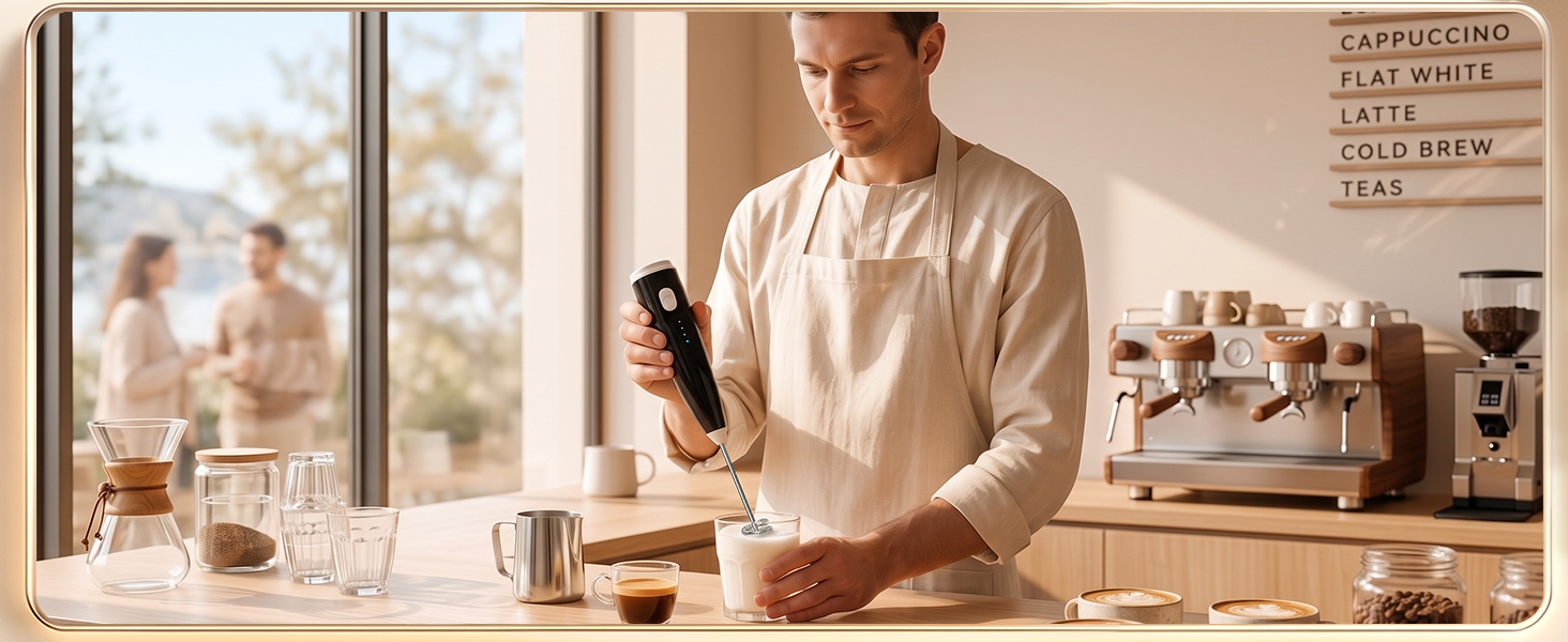 Baking Milk Frother: Whisk Eggs, Mix Cake Batter, Essential Kitchen Tool for Home Bakers
