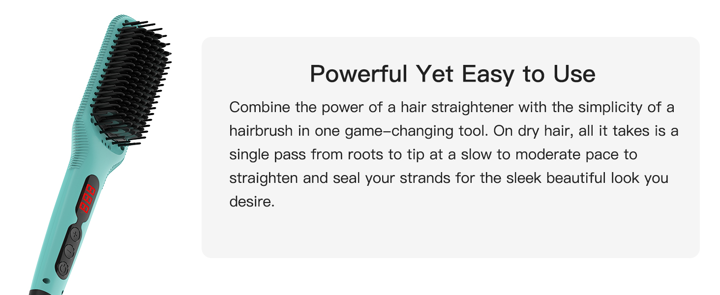 Hair Straightener Brush
