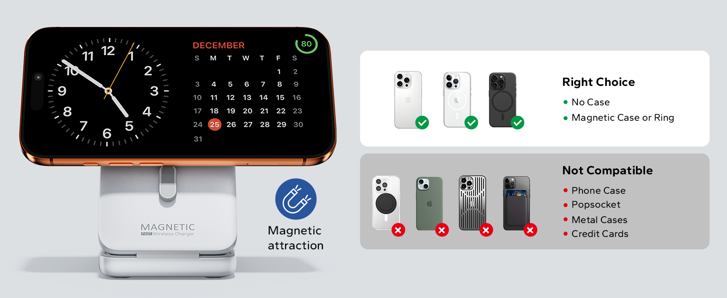 apple wireless 3in1 charger stand