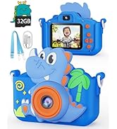 Kikapabi Kids Camera Dinosaur Toys for Boys, Christmas Birthday Gifts Toys for Boys Age 3-8, Todd...