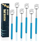 6 Pack Back Scratcher Fathers Day Dad Gifts, White Elephant Gifts for Adults, Stocking Stuffers f...