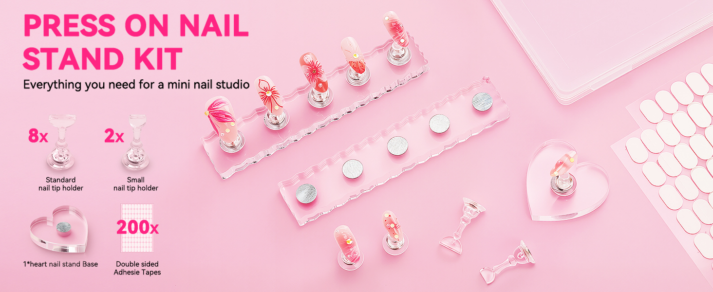 nail stand holder nail pratice fingernails hand painting toenails display false fake nails tips