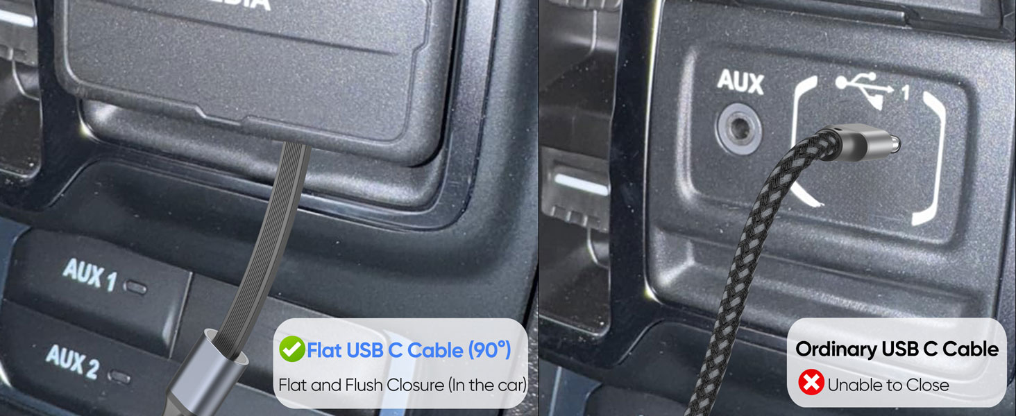 90 degree usb c cable