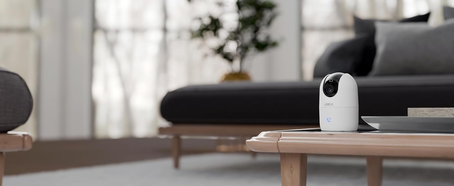 2K Wi-Fi Indoor Pan-Tilt Camera with 360° Pan and Tilt