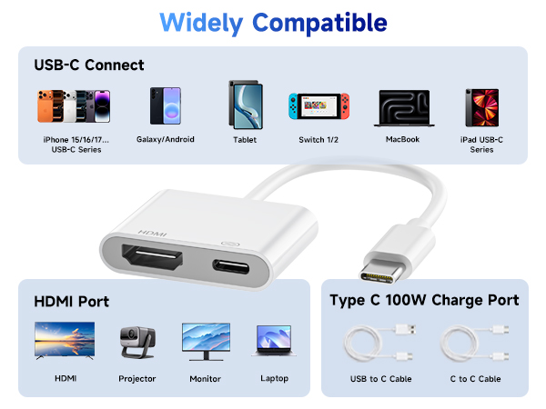 iphone type c to hdmi adapter