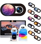 PRESSINART 30Pcs 10 Styles Laptop Camera Cover Space 0.04 Inch Ultra Thin Webcam Cover Slide for ...