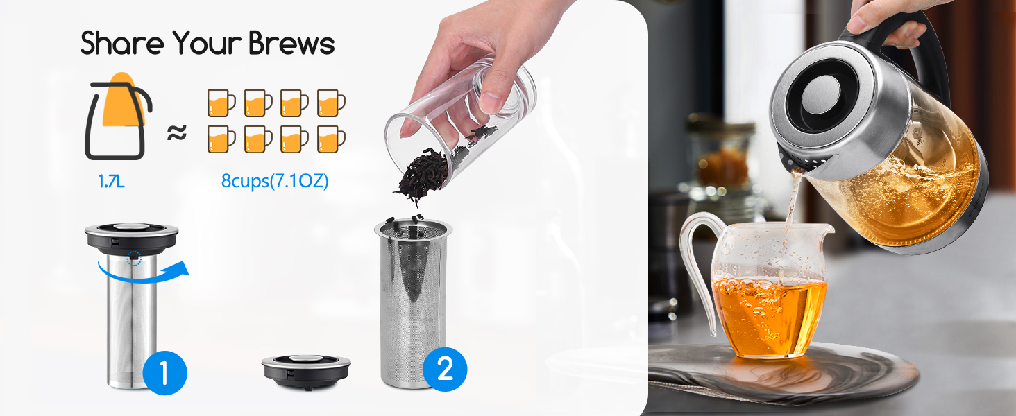 electric kettle temperature control electric kettle water kettle water boiler glass kettle