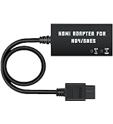 Mcbazel HDMI Adapter for Gamecube/ N64/ SNES, HDMI Converter Support 4:3/16:9 Conversion and Swit...