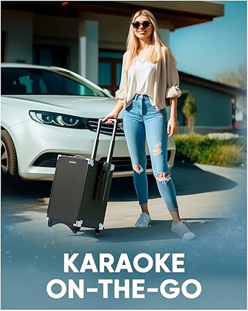 karaoke machine bluetooth 2 microphones magic sing karaoke system 2023 filipino