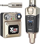 Xvive U45 Wireless in Ear Monitor System 5.8ghz IEM System Transmitter and bodypack Receiver for ...