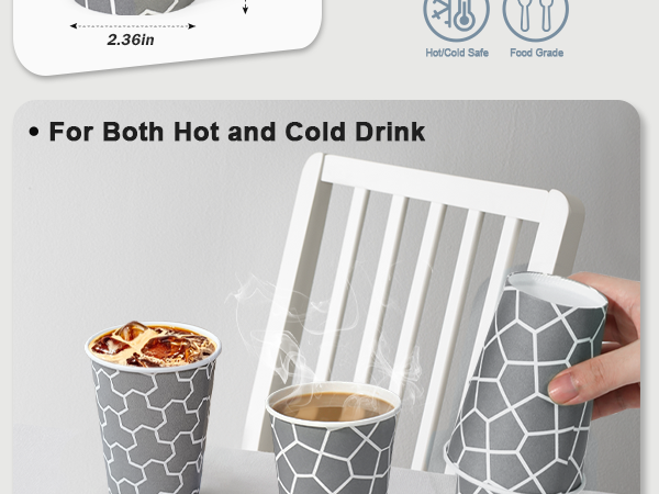 Paper cups 12oz coffee disposable cups paper cups for water disposable coffee cups 12 oz hot cups