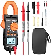Proster Digital Clamp Meter 6000 Count - 800A DC AC Current AC/DC Voltage Multimter, TRMS NCV Con...