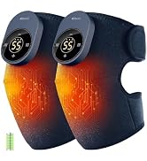 IKEEPFIT Cordless Knee Massager with Heat Vibration for Pain Relief MAXwarm 3.0[2026 Upgraded]-El...