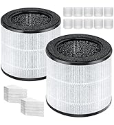 Replacement Filter for TeraAire Air Purifier, 3-in-1 Grade HEPA Filters Compatible with TeraAire ...