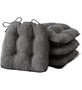 IPYNBAP Chair Cushions for Dining Chairs Set of 4, Kitchen Chair Cushions, Chair Pads with Ties a...