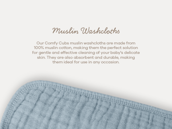 Muslin Washcloths
