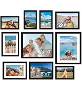 FIXSMITH 10 Pack Picture Frames Collage Wall Decor for Mounting or Tabletop Display, Gallery Wall...