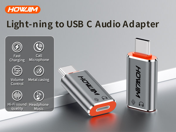 lightning to usb c adapter audio