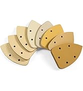 Mouse Sander Pads 40pcs Hook and Loop Detail Sander Pads Assorted 40/60/80/120/220/320/400/1000 G...