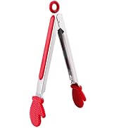 Kitchen Tongs for Cooking Non Stick Cooking Tongs Silicone Tongs Kitchen Tongs with Silicone Tips...