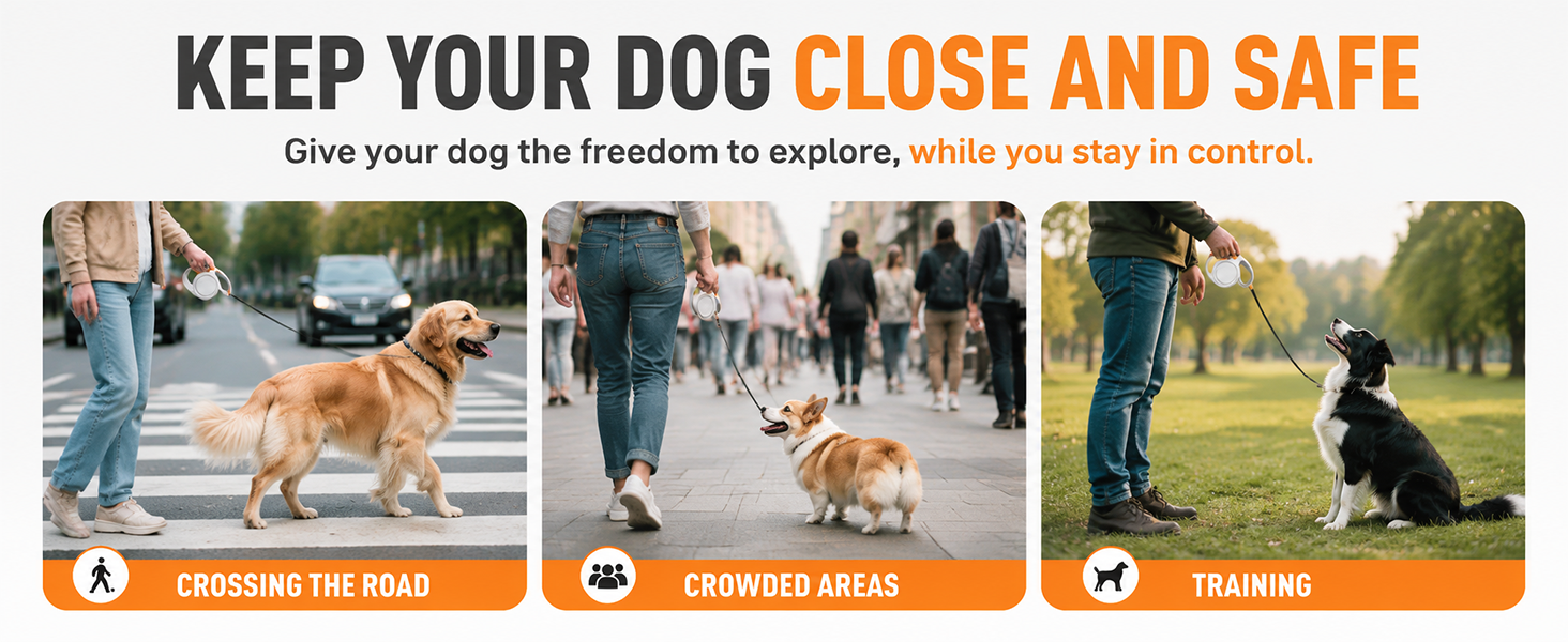 KEEP YOUR DOG CLOSE AND SAFE