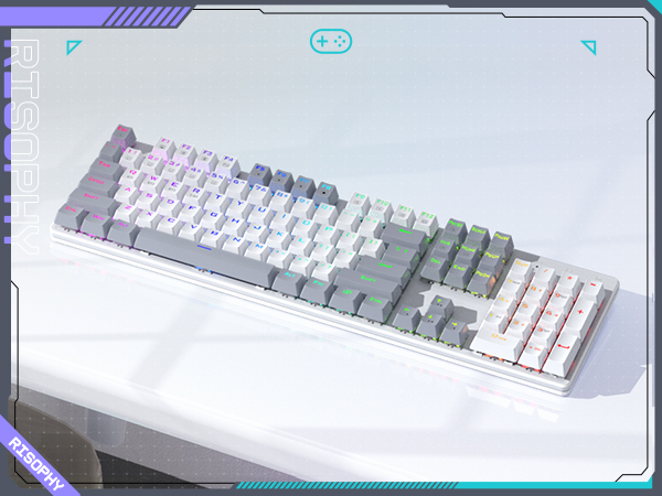 wireless mechanical keyboard, wireless gaming keyboard, bluetooth keyboard