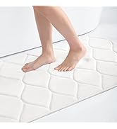 Colorxy Memory Foam Bathroom Rugs, Ultra Soft &amp; Non-Slip Bath Mat, Water Absorbent and Machine Wa...