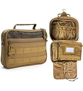 HJOKLS Toiletry Bag for Men Travel, Men's Hanging Toiletry Bag, Portable Dopp Kit Organizer with ...